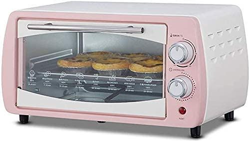 SUNWEIHAOA 10L Mini-Oven, Instelbare Temperatuur 0-230 En 60 Minuten Timer Onafhankelijke Temperatuurregeling Huishoudelijke Bakoven Elektrische Oven (Blauw) (Roze) Esthetisch En Praktisch