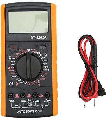 LYSGST Voltage Meter,Voltage Meter Battery Powered Low Power Alarm LED Display Digital Tester for Laboratories Factories