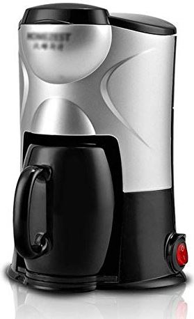 SXLCKJ Crusher, Koffiezetapparaat Draagbare Huishoudelijke Kleine Koffiemachine Keramische Kop Automatische Thee Machine, Roze (Blac (Crusher)