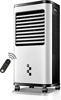 UUIINMNNM Air Cooler for Home Office Portable Air Conditioner Mobile Space Cooler Super Quiet Air Conditioning w Remote Control Oscillating Tower Fan 3 in 1cooling Tower Fan Humidifier Purifier Perfe