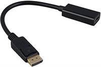 EmNarsissus Metalen Plug-and-Play energiebesparende 25 cm Displaypoort DP naar HDMI-adapter HD 1080P M/F Displaypoort Kabel Connector