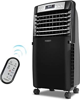 UUIINMNNM Evaporative Coolers Portable Air Conditioning Unit Cooler with Remote Control and Purifier Humidifier 3 Fan Speeds with Oscillation Function for Home Or Office Use