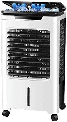 UUIINMNNM Air Cooler for Home Office Evaporative Coolers Mobile air Conditioning Fan Household Refrigeration Small air Conditioner Single Cold Type Mini air Cooler