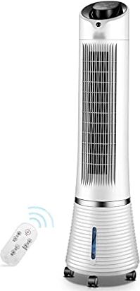 UUIINMNNM Air Coolers Evaporative Coolers Tower Airconditoner Conditioner Portable Whit Remote Control Super 3 Fan Speed Unit Quiet Humidifier Misting Fan for Home Office Bedroom