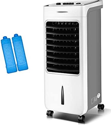 UUIINMNNM Air Coolers Evaporative Coolers Portable Evaporative Misting Humidifier Small Air Conditioner Fan and Bladeless Noiseless Fan for Office Dorm Room