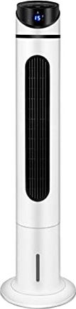 UUIINMNNM Air Cooler for Home Office Air Coolers Evaporative Coolers Tower Airconditoner Conditioner Portable Whit Remote Control Super 3 Fan Speed Unit Quiet Humidifier Misting Fan for Home Office B