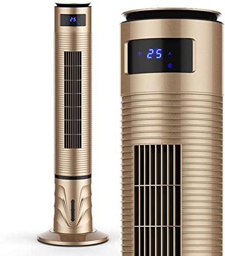 UUIINMNNM Evaporative Coolers Remote Controlled Vertical Air Cooler Oscillating Tower Fan Multiple Speeds and Fan Modes Built in Timer and Remote Control Suitable for Home Bedroom and Office