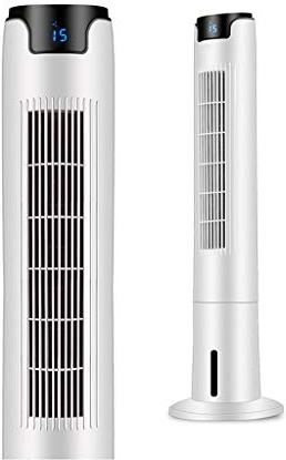 UUIINMNNM Tower Fan Home Floor Cooling and Air Conditioning Fan Office Cooling Fan Humidification Speed Cooling Intelligent Remote Control Design White