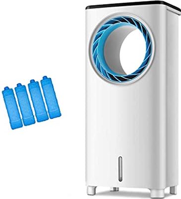 UUIINMNNM Air Cooler for Home Office Evaporative Coolers Evaporative Cooler Portable Air Conditioner Fan 3 Speed with Remote Control Conditioner Super Humidifier Misting Fan for Home Office Bedroom(Wh