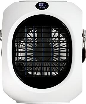 SHIXUE Luchtkoeler Ventilator Digitale Display Watergekoelde Mini Airconditioner Fan Draagbare Koelventilator Huishoudelijke Desktop Airconditioner Ventilator Kleine Airconditioner