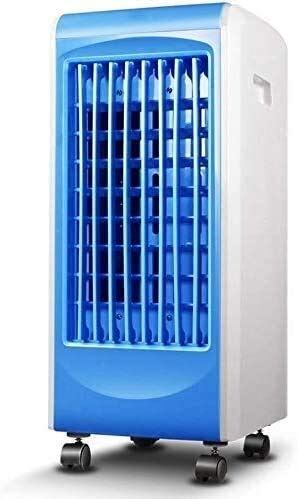 UUIINMNNM Air Cooler for Home Office Evaporative Coolers Home Leafless Fan Portable Air Conditioning Low Power Air Conditioning Fan Blue Household Energy Saving Cooling Fan