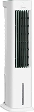 UUIINMNNM 3 in 1 Air Cooler with Remote Control 3 Fan Speed Oscillation Function 7 Hour Timer 2 Ice Packs 55W 5L Large Water Tank Small No Leaf