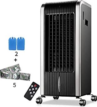UUIINMNNM Air Cooler for Home Office Air Coolers Evaporative Coolers Portable Humidifier Purifier Misting Evaporative Air Conditioner Whit Remote Control Fan and Bladeless Noiseless Fan for Office D