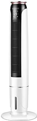 UUIINMNNM Air Conditioning Fan Household Vertical Mute Remote Control Leafless Tower Fan Used in Living Room and Other Occasions White