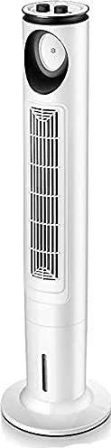 UUIINMNNM Air Cooler for Home Office Evaporative Coolers Bladeless Fan with Remote Control Oscillating Quiet Standing Tower Fan 3 Speeds 4L Water Tank Air Conditioner Fan for Home Office Remote Contro (Mech