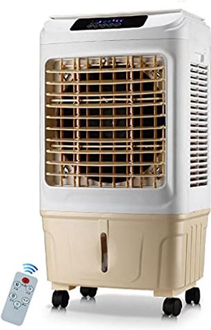 UUIINMNNM Portable Air Conditioner Fan Evaporative Air Cooler 6000m/h Large Air Volume 4-in-1 Portable Air Cooler 3 Speeds with Remote Control and 4 Ice Crystal Boxes for Home Office Bedroom Travel