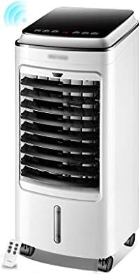UUIINMNNM Evaporative Coolers Air Coolers Evaporative Coolers Humidifier Air Conditioner Whit Remote Control Misting Evaporativ Portable Small Fan and Bladeless Noiseless Fan for Office Dorm Room