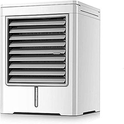 UUIINMNNM Air Cooler for Home Office Evaporative Coolers Mini USB Air Cooler Fan Portable Air Conditioner Fan 3 in 1 Mini Desktop Air Cooler Humidifier Purifier