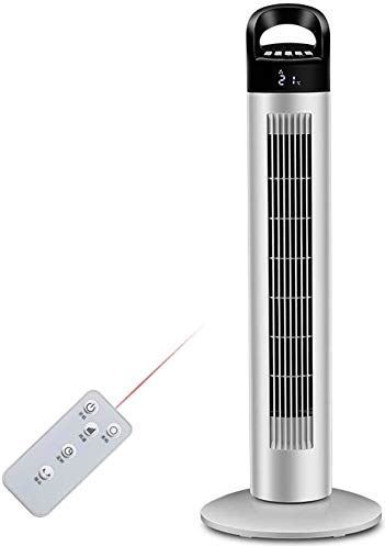 UUIINMNNM Air Cooler for Home Office Evaporative Coolers 48'' 3 Speed Oscillating Pedestal Tower Fan 8 Hours Timer with Remote Control Bladeless Cooling Standing Fan White (Color : Size :