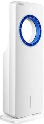 UUIINMNNM Tower Fan Air Conditioner Fan Household Cooling and Humidification Remote Control Small Mobile Cold Water Air Conditioner Blue