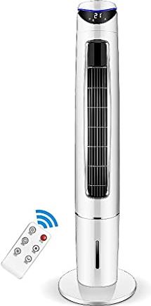 UUIINMNNM Air Cooler for Home Office Air Coolers Evaporative Coolers Tower Airconditoner Conditioner Whit Remote Control Portable Super 3 Fan Speed Unit Quiet Humidifier Misting Fan for Home Office B