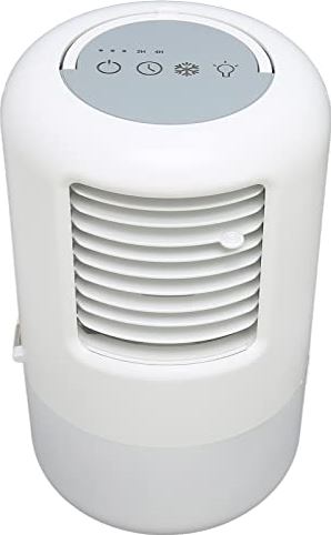 banapo Draagbare airconditioner, nachtlampje Mini-airconditioner 500 ml watertank 100-240 V voor hotel voor slaapkamer voor kantoor Europese regelgeving