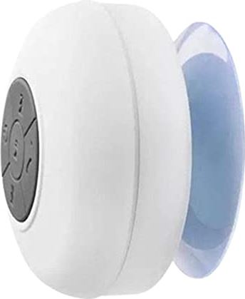 Yeeda Douche Mini Bluetooth-luidspreker, waterdichte luidspreker met zuignap, diepe en comfortabele bas, ideale draadloze luidsprekers voor buiten, zwembad, badkamer