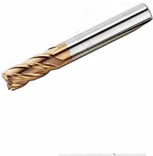 XWJSKJ HRC45 / 55/65 Wolfraamstaal Eindmolens 2/4 Fluit CNC Carbide TIAIN COATING SLEUTEL ZETEL FACE ROUTER BIT MACHINE MEERSCHAPPELEERS (Cutting Edge Length : HRC65 4F, Dimensions : 2xD4x50L)