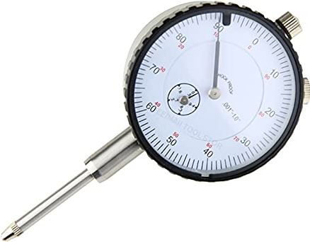 XWJSKJ "X 0.001" Dial Indicator Draaibank Tool Hoge Precisie 0-1 Inch Dial Indicator Dial Indicator Rod Indicator Hour Indicator Meetinstrument