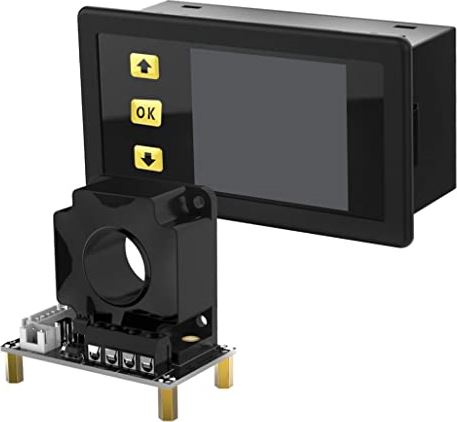 GGOOD Capaciteitsmeter DC Huidige 100A 9010H Black Voltmeter Ammeter Power Watt Hall Sensor met LCD-scherm Kerstmis voor de industrie, DC Capaciteitsmeter