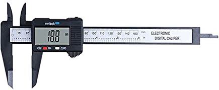 XWJSKJ Digitale remklauw 6 inch Elektronische Vernier Remklauw 100 mm remklauw Micrometer Digitale liniaal Meetgereedschap 150mm 0,1 mm (Color : AH0176-01)