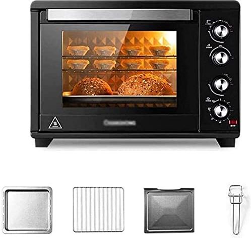 MXXHFC 38L mini elektrische oven, 3D-cyclusgrillfunctie kan de temperatuur aanpassen en regelmatig taarten bakken, (maat: 38L)