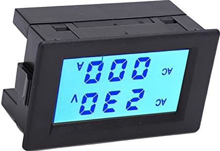 Zhat Stroomspanningsmeter, ampèremeter Voltmeter LCD-scherm Zeer nauwkeurig Duurzaam Lichtgewicht voor binnen voor circuitdetectie