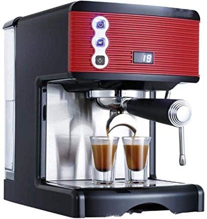 SXLCKJ Crusher, koffiezetapparaat Kleine huishoudelijke koffiemachine Capaciteit 1.7L Volledige semi-automatische Espresso Grinder Pu (Crusher)