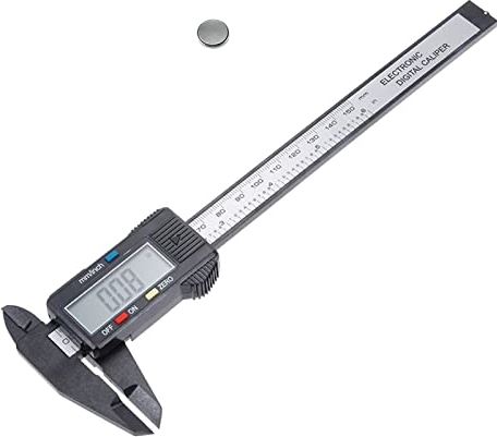 XWJSKJ 150mm 100mm elektronische digitale remklauw 6 inch Vernier Caliper Gauge Micrometer Meetgereedschap Digitale liniaal met batterij (Color : 1)