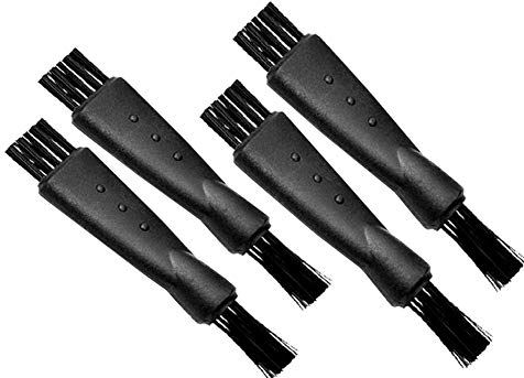 Sundey 4Pieces Double-Sided Razor Trimmer Shaver Cleaning Brush Clipper Cleaner Brush Clipper Cleaning Brush for Men