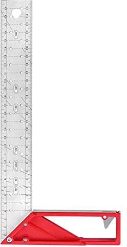 CGgJT Roestvrijstalen combinatie vierkante liniaal multifunctionele rechte hoek liniaal schrijving vierkante liniaal gauge meetinstrument for houtbewerking 30cm (Size : 40cm)