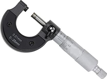 XWJSKJ Buiten Micrometer 0-25mm Metrisch Carbide Gauge Normen Caliper Meetgereedschap Lesgeven (Color : 25 50mm Outside)