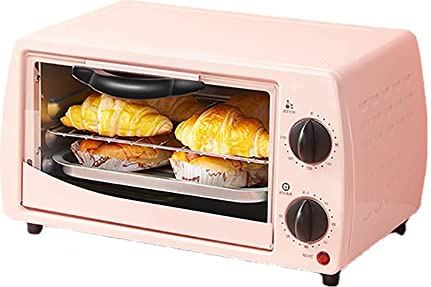 MXXHFC Elektrische oven, heteluchtoven, verticale huishoudelijke mini multifunctionele automatische oven, geschikt voor frites, pizza, kip, cake, koekjes, 12L