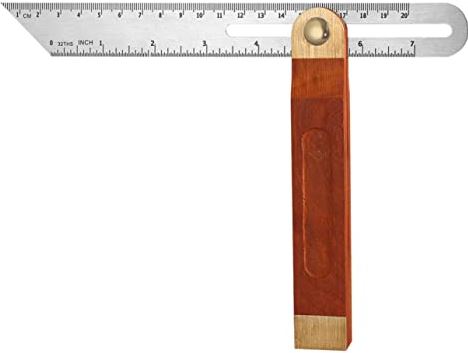 Hainice 9 inch timmerwerk Probeer verstelbare schuifbeschermer Meter hardhout handvat roestvrij stalen mes voor vakman houtbewerking, timmerwerk vierkant