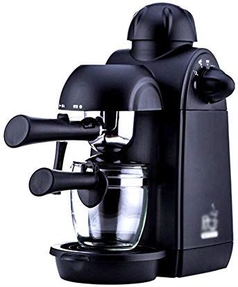 SXLCKJ Koffiezetapparaat Thuis Kleine Commerciële Italiaanse Semi-automatische Stoompomp Druk Type Melkschuim Grijns (thuisbreker)