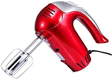 UUIINMNNM Hand Mixer 5-Speed Electric Hand Mixer 300W Handheld Kitchen Mixer with 4 Stainless Steel Attachments(Beaters and Dough Hooks)