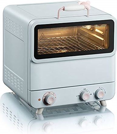 MXXHFC Stoomoven Huishoudelijke multifunctionele volautomatische elektrische oven voor kleine bakken 20L dubbellaags ontwerp met grote capaciteit 100-250 ° C temperatuuraanpassing 60 minuten timer Gerooste