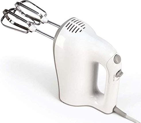 UUIINMNNM Hand Mixer Electric Whisk 280W Stainless Steel Handheld Baking Mixer With 2 Beaters 2 Dough Hooks Copper Core Motor All-Round Cooling For Jams/Dough/Butter/Cream