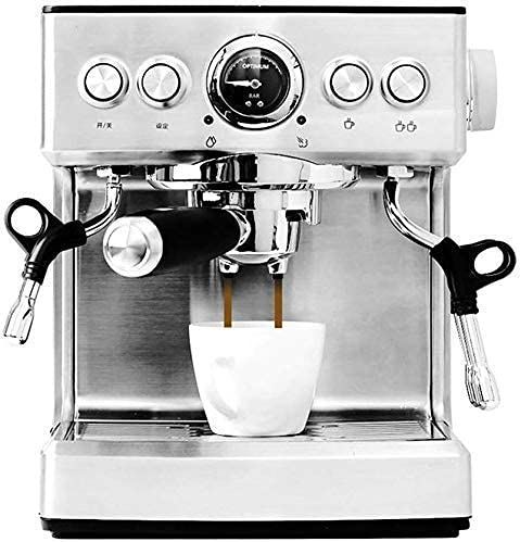 SXLCKJ Koffiezetapparaat Huishoudelijke Italiaanse Halfautomatische Stoom Melkschuim Pomp Druk 15 Bar Vrijstaand S (thuisbreker)