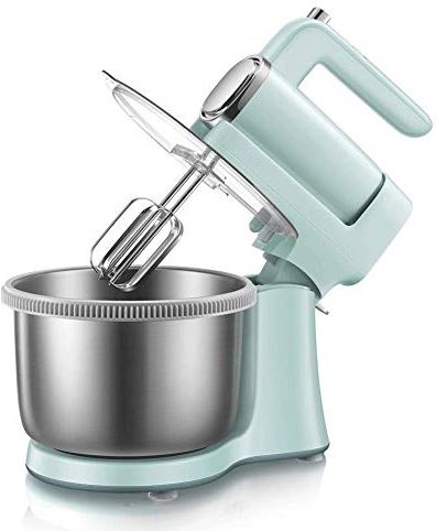 UUIINMNNM Home electric mixer household automatic power small desktop mass 4 l 9 controls the rotation speed stirring