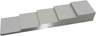 XWJSKJ 2.5-5-7.5-10-12.5mm 5 Stap Testblok 304 Roestvrijstalen kalibratietestblok for ultrasone diktemeter