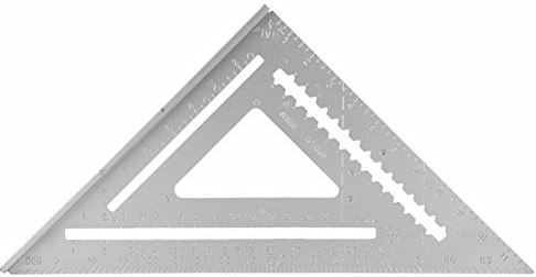 Entatial Haakse gradenboog, 12" Liniaal, Wit 0°-90° houtbewerkingsgradenboog, voor timmerwerkmeting (#2)