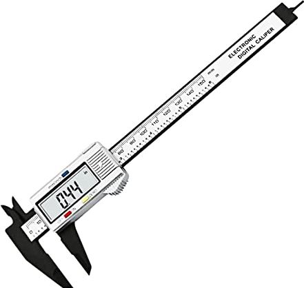 XWJSKJ Micrometer Calibrator Digitale remklauw Vernier Tools Pachometer Digitale Caliber Elektronische remklauw Handvat Plastic remklauwen (Color : 0-150mm Silver)