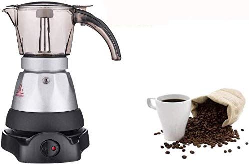 SXLCKJ Koffiezetapparaat, 150-200Ml Koffiezetapparaat Automatisch Draagbaar Elektrisch Koffiezetapparaat Rvs E (thuisbreker)